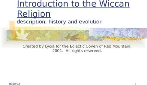 A Beginner's Guide to Wicca Religion: Getting Started on Your Spiritual Journey